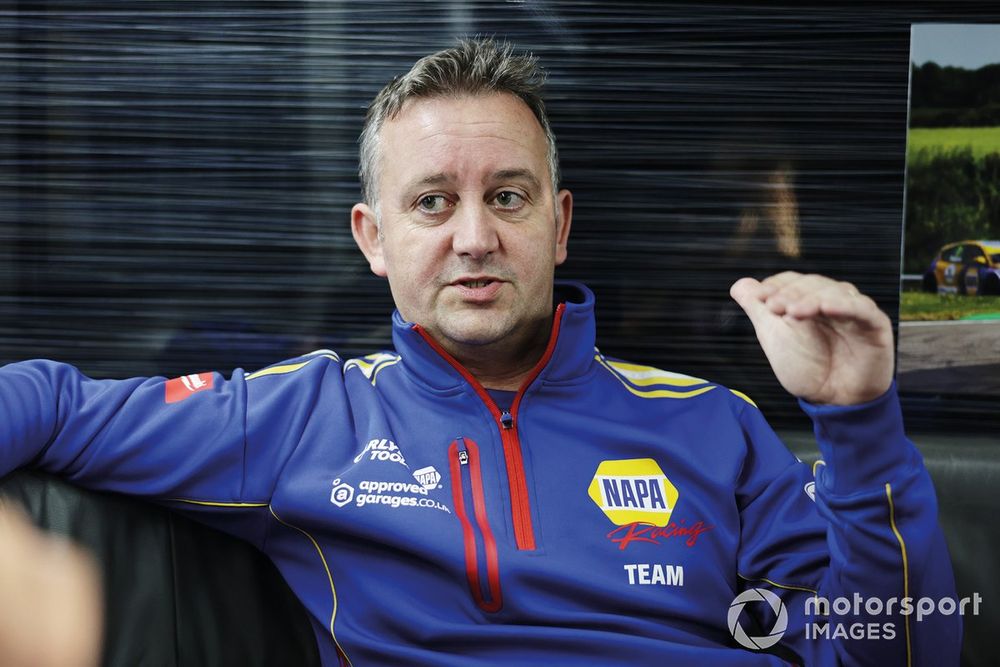 Collins explains that the team is looking to provide pathways into motorsport for the next generation across a range of positions in the team