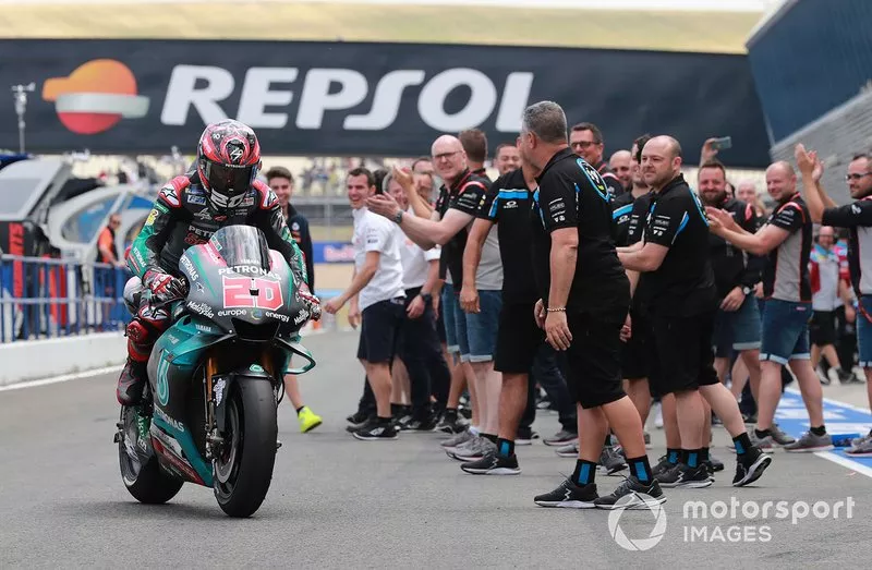 Ganador de la pole Fabio Quartararo, Petronas Yamaha SRT