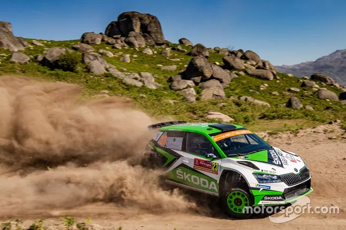 Kalle Rovanperä, Jonne Halttunen, koda Motorsport koda Fabia R5
