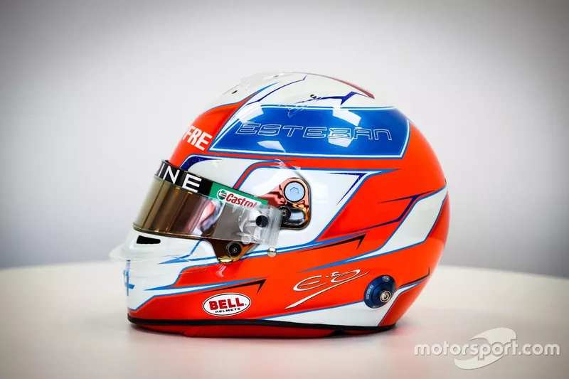 Casque d'Esteban Ocon, Alpine F1 Team  