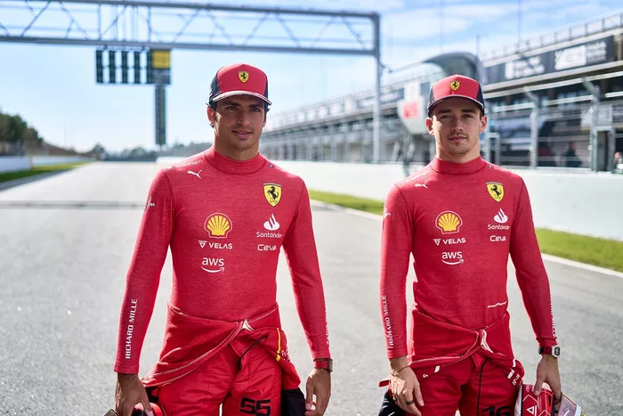 Charles Leclerc, Carlos Sainz Jr., Ferrari
