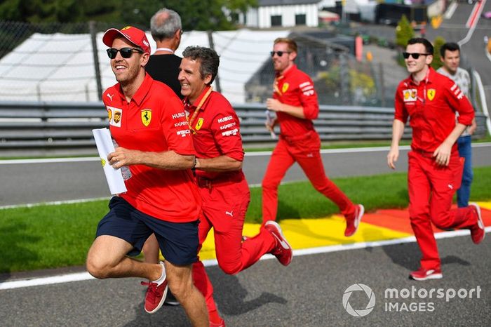Sebastian Vettel, Ferrari, recorre la pista