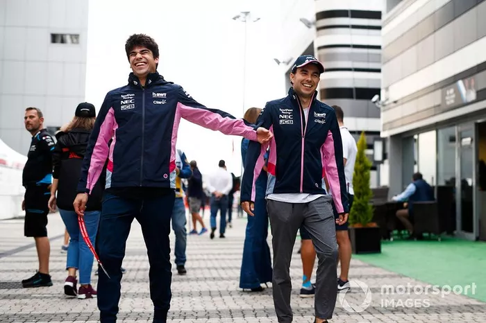 Sergio Pérez, Racing Point y Lance Stroll, Racing Point
