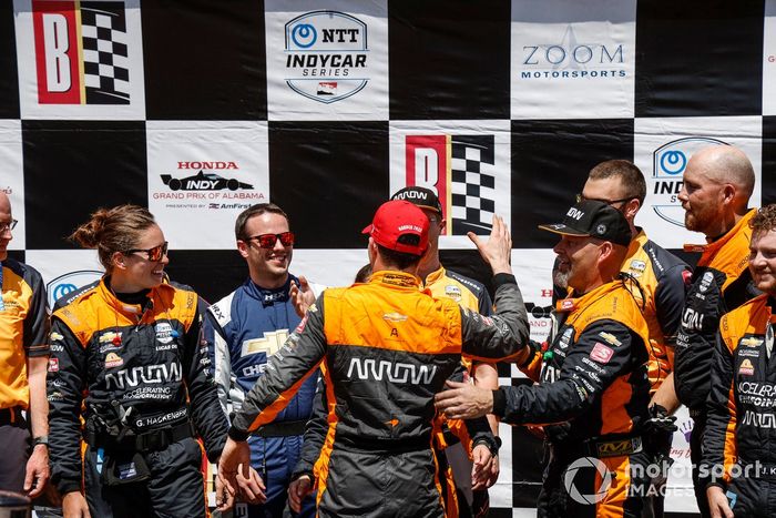 Ganador Patricio O'Ward, Arrow McLaren SP Chevrolet