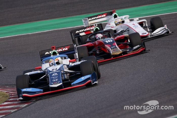 Tomoki Nojiri (TEAM MUGEN), Alex Palou (TCS NAKAJIMA RACING), Naoki Yamamoto (DOCOMO TEAM DANDELION RACING)