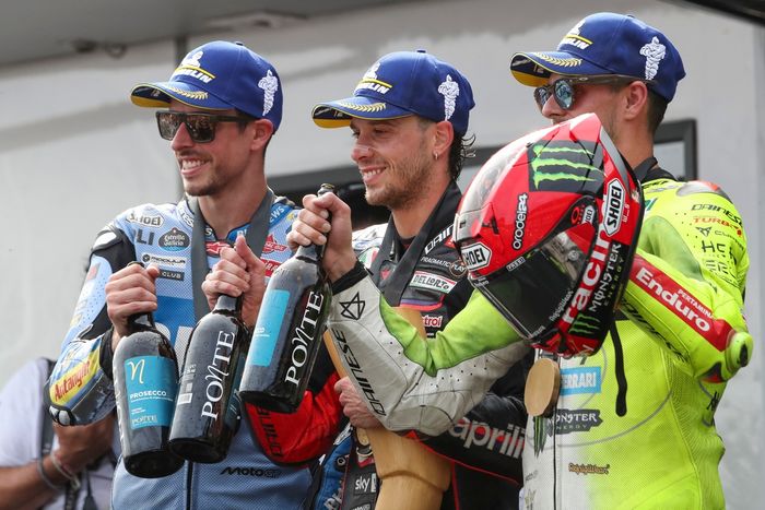 Fabio di Jiannantonio, VR46 Racing Team, Marco Bezzecchi, Aprilia Racing, Алекс Маркес, Gresini Racing