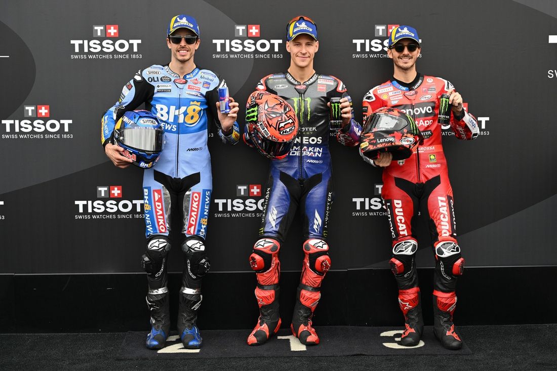 Fabio Quartararo, Yamaha Factory Racing, Alex Márquez, Gresini Racing, Francesco Bagnaia, Ducati Team