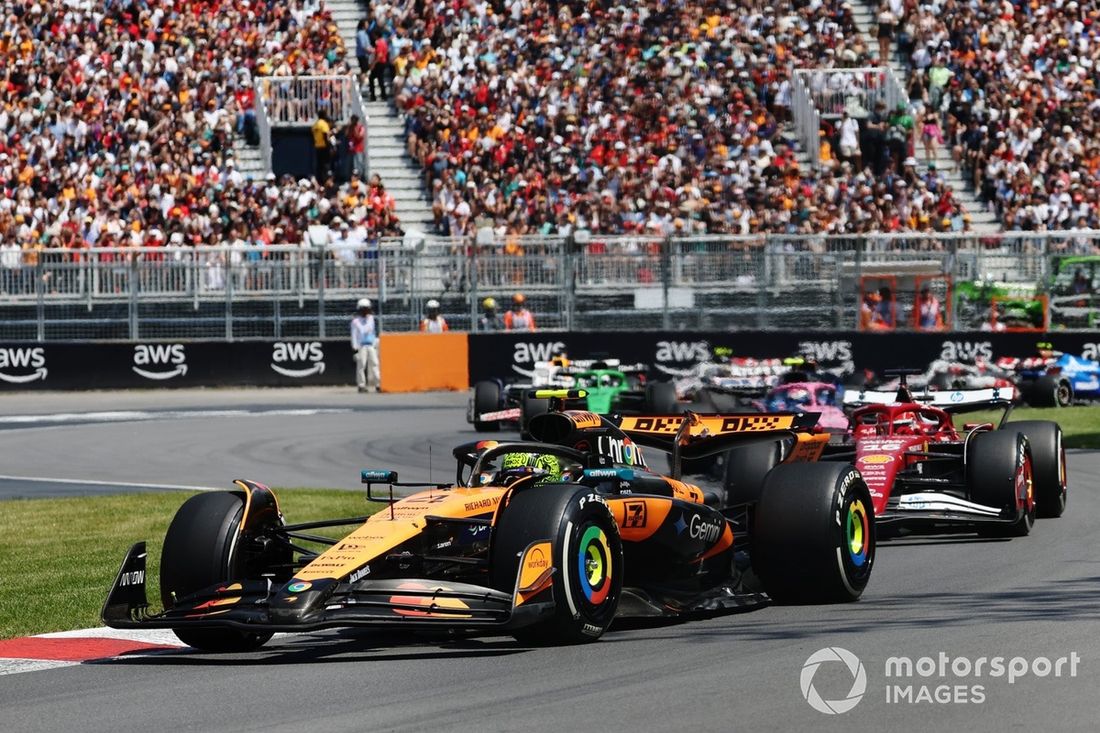 Charles Leclerc, Ferrari, Lando Norris, McLaren, Franco Colapinto, Alpine