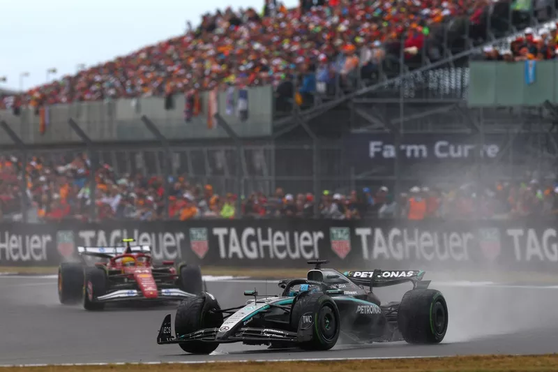 Lewis Hamilton, Ferrari, George Russell, Mercedes