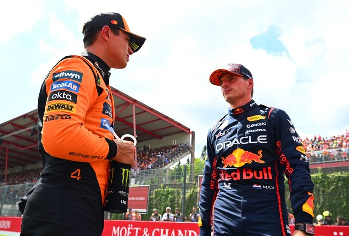 Lando Norris, McLaren, Max Verstappen, Red Bull Racing