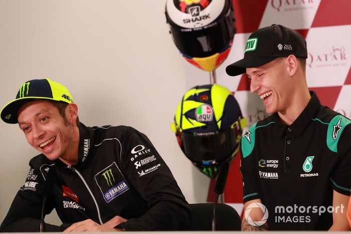 Valentino Rossi, Yamaha Factory Racing, Fabio Quartararo, Petronas Yamaha SRT, Jorge Lorenzo, Repsol Honda Team