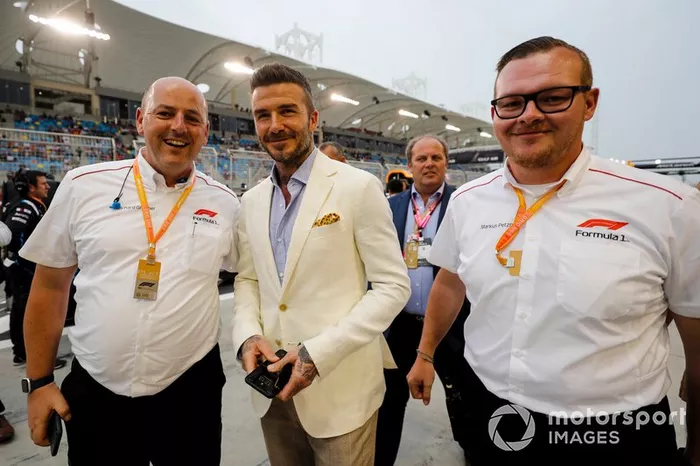 David Beckham en la parrilla