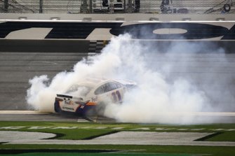 Denny Hamlin, Joe Gibbs Racing, Toyota Camry FedEx Express wins his second Daytona 500