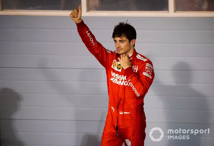 Charles Leclerc, Ferrari, 3ª posición, después de la carrera