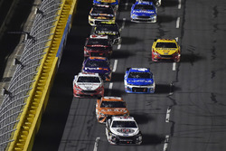 Kevin Harvick, Stewart-Haas Racing, Ford Fusion Jimmy John's and Daniel Suarez, Joe Gibbs Racing, Toyota Camry ARRIS