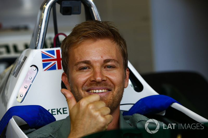 Nico Rosberg dans la Williams FW08 Cosworth de 1982