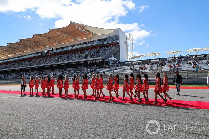 Chicas de la parrilla