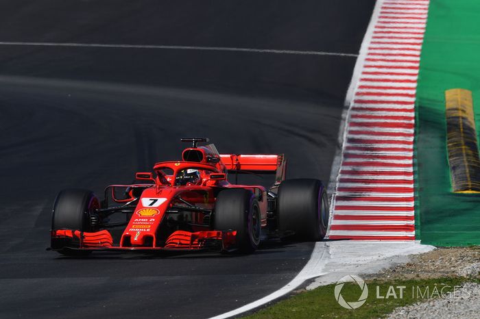 2º Kimi Raikkonen, Ferrari SF71H: 1:17.221 (Hiperblandos)