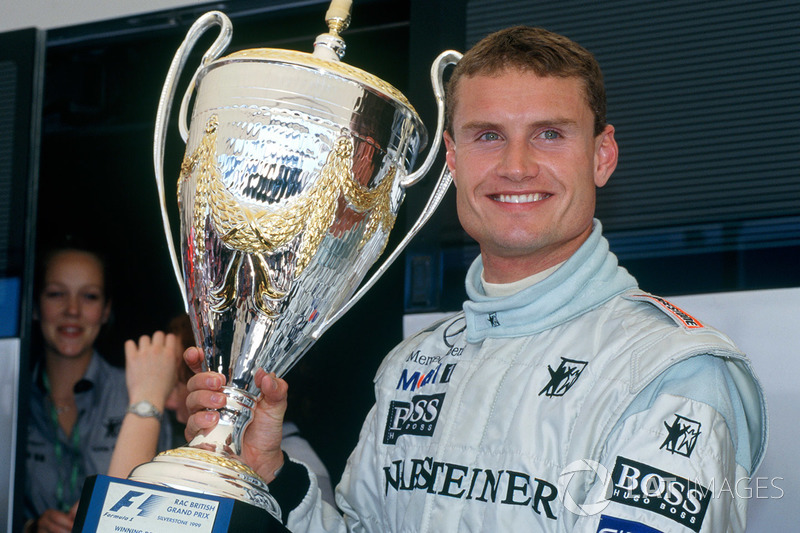 Il vincitore David Coulthard, McLaren