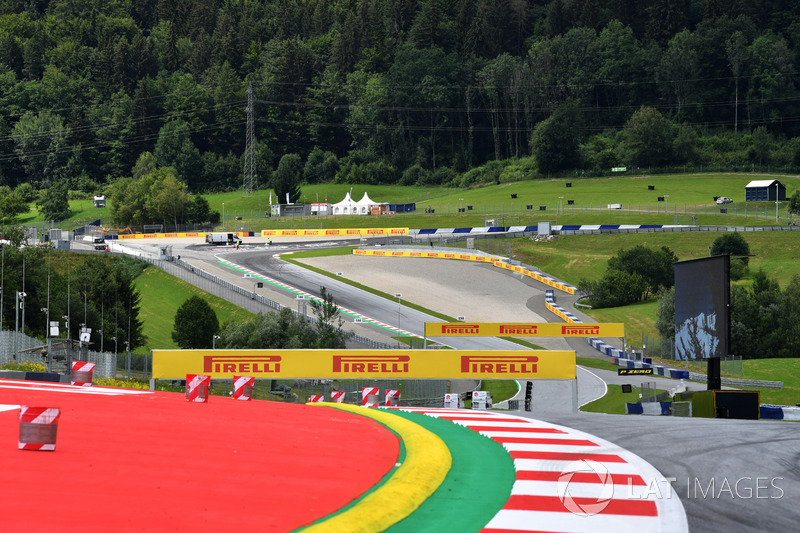 Dettaglio della pista del Red Bull Ring