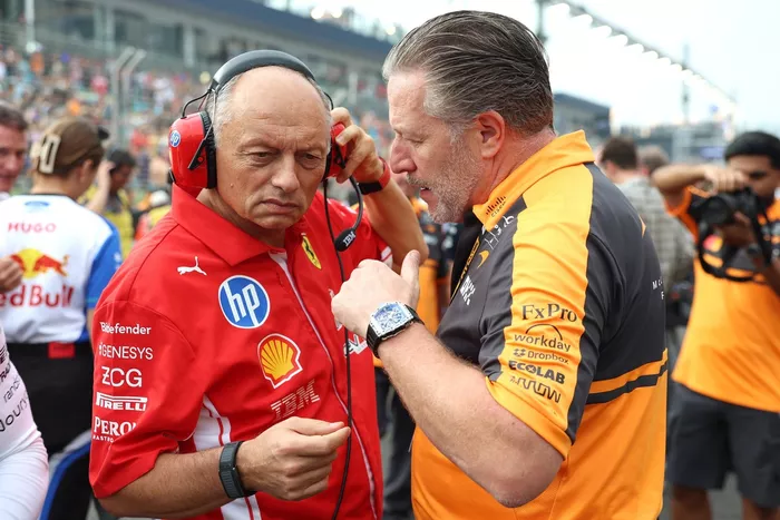 Frederic Vasseur, Ferrari, Zak Brown, McLaren