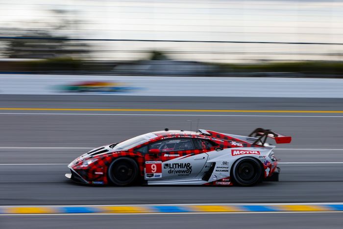 #9 PFAFF Motorsports Lamborghini Huracan GT3 EVO2: Andrea Caldarelli, Sandy Mitchell, Mirko Bortolotti, James Hinchcliffe