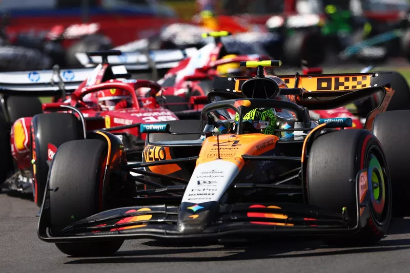 Charles Leclerc, Ferrari, Lando Norris, McLaren