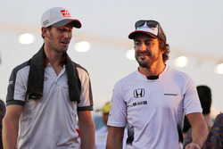 Ромен Грожан, Haas F1 Team, Фернандо Алонсо, McLaren на параді пілотів