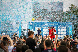 Secondo Daniel Abt, ABT Schaeffler Audi Sport e il terzo Lucas di Grassi, ABT Schaeffler Audi Sport