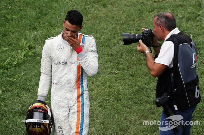 Pascal Wehrlein, Manor Racing se retiró de la carrera