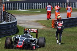 Esteban Gutierrez, Haas F1 Team VF-16 retired from the race