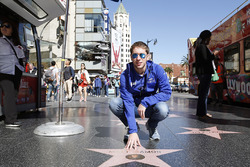 Robin Frijns, Amlin Andretti Formula E Team op de Walk of Fame
