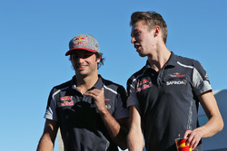 Carlos Sainz Jr., Scuderia Toro Rosso; Daniil Kvyat, Scuderia Toro Rosso