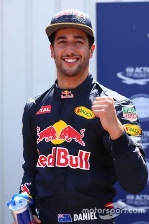 Polesitter Daniel Ricciardo, Red Bull Racing