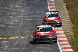 Yvan Muller, Citroën World Touring Car Team, Citroën C-Elysée WTCC and José María López, Citroën World Touring Car Team, Citroën C-Elysée WTCC