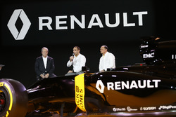 Jérôme Stoll, Président de Renault Sport Racing avec Cyril Abiteboul, Directeur Général de Renault Sport Racing et Frédéric Vasseur, Directeur de la Compétition Renault Sport F1 Team