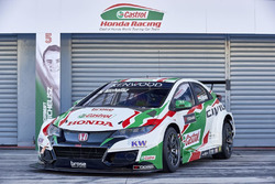 La voiture de Norbert Michelisz, Honda Racing Team JAS, Honda Civic WTCC