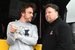 Fernando Alonso y Michael Andretti