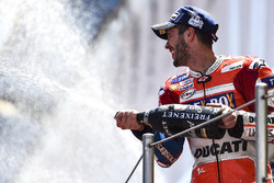 Podium : Andrea Dovizioso, Ducati Team