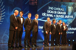 Dr. Wolfgang Ullrich, Lucas di Grassi, Loic Duval, Oliver Jarvis, Stéphane Sarrazin, Kamui Kobayashi, Mike Conway