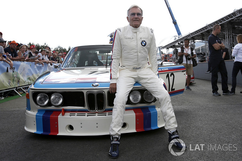 Dieter Quester, 1973 BMW 3.0 CSL at the Legends Parade