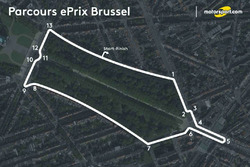 Parcours ePrix de Bruxelles