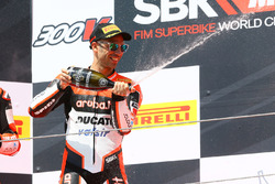 Podium: third place Marco Melandri, Ducati Team