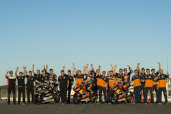 Johann Zarco, Ajo Motorsport, Kalex; Brad Binder, Red Bull KTM Ajo, KTM; Bo Bendsneyder, Red Bull KT