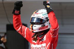 Race winner Sebastian Vettel, Ferrari