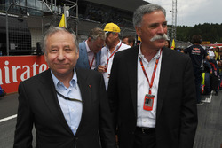 Jean Todt, FIA Başkanı, Chase Carey, CEO, Formula One Group