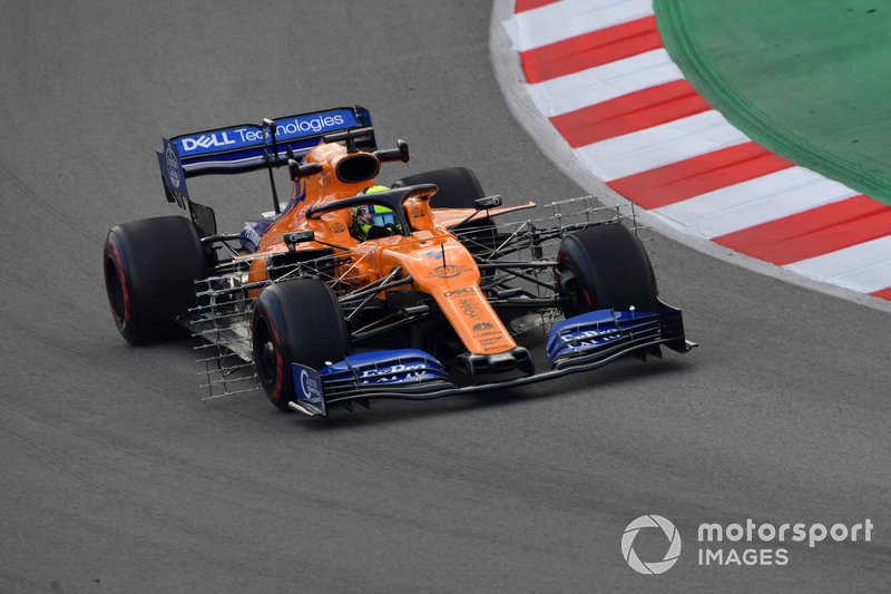 McLaren MCL34 con sensores