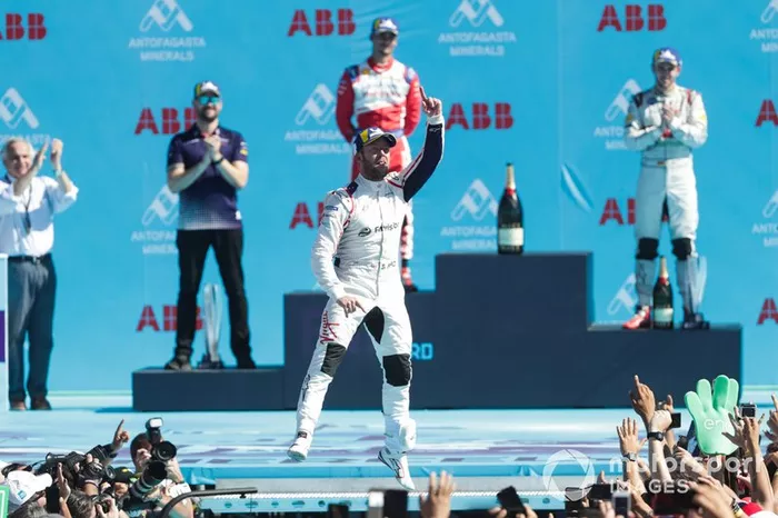 Sam Bird, Envision Virgin Racing, celebra