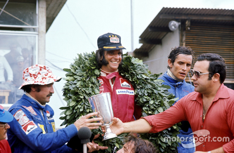 Podium: 1. Emerson Fittipaldi, 2. Clay Regazzoni, 3. Jacky Ickx