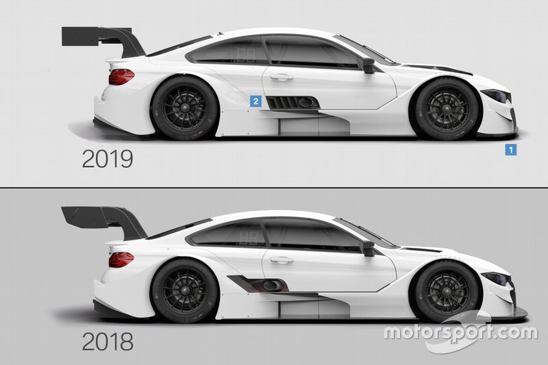 Vergleich: BMW M4 DTM 2019 vs. 2018